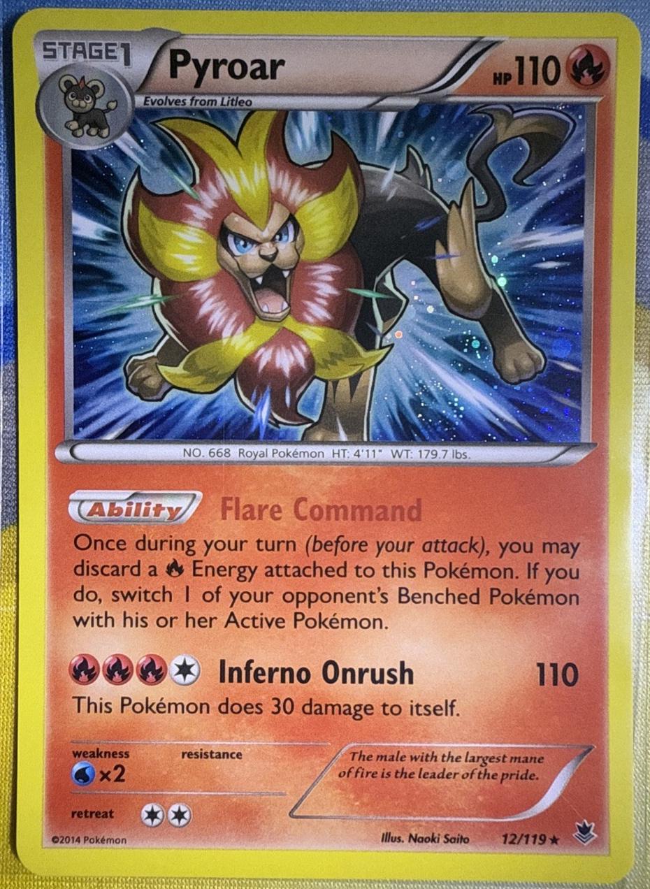 Phantom Forces Pyroar [Cosmos-Holo] Pokémon card